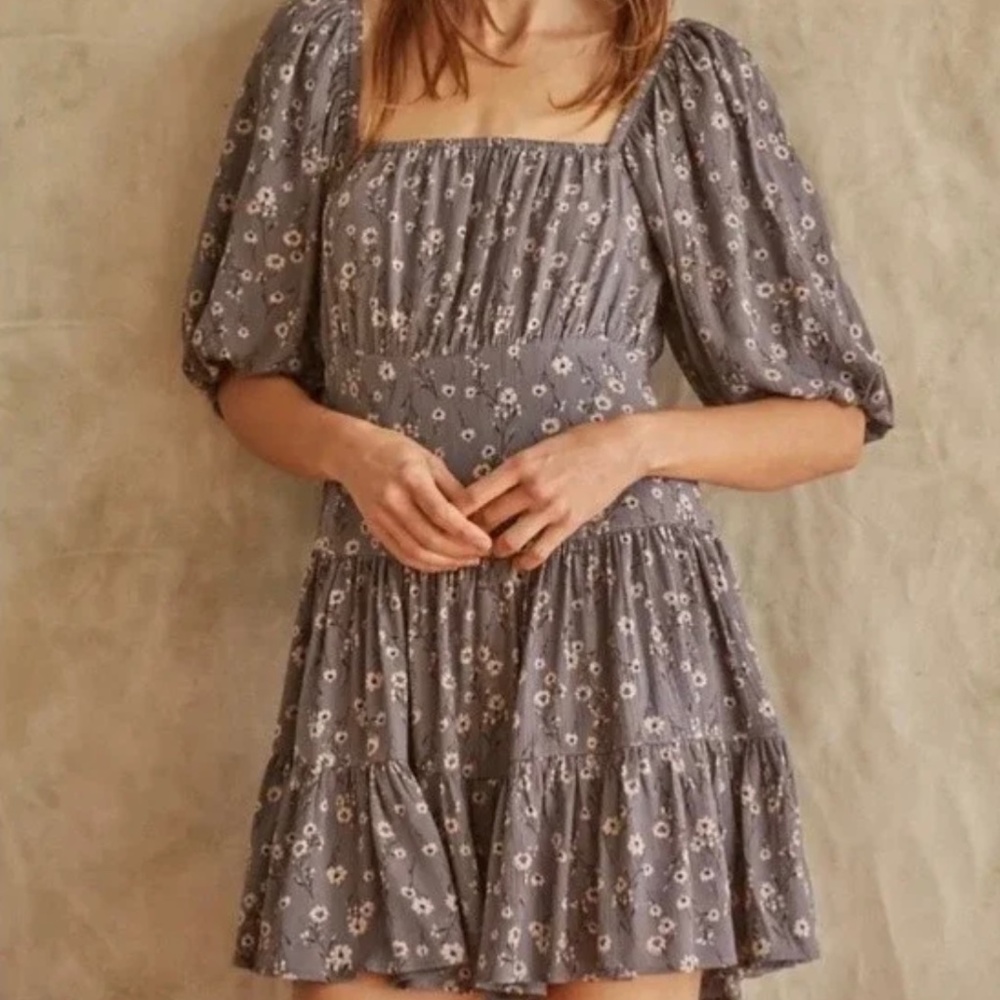 By Together Josie Peasant Dress NWT